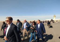 خلال زيارته للعريش ورفح .. وفد مجلس الأمن يزور مركز الهلال الأحمر للخدمات اللوجستية