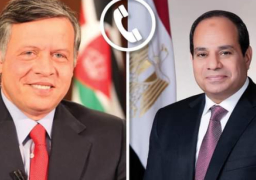 ملك الأردن يهنئ الرئيس السيسي على أعادة انتخابه لفترة رئاسية جديدة