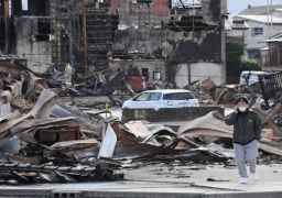 ارتفاع عدد قتلى زلزال وسط اليابان إلى 200 شخص