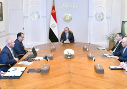 الرئيس السيسي يعقد اجتماعا مع الرئيس التنفيذي لشركة الخطوط الملاحية الفرنسية العالمية “CMA CGM”