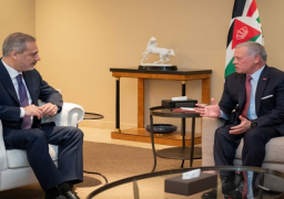 العاهل الأردني لوزير خارجية تركيا: يجب توحيد المواقف الإقليمية للدفع باتجاه حل الدولتين