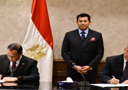 بالصور.. بروتوكول تعاون بين وزارة الرياضة واتحاد سياسات التنمية والحماية الإجتماعية