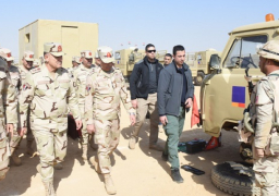 بالصور.. رئيس الأركان يشهد إجراءات تفتيش الحرب لإحدى وحدات المدفعية بالمنطقة المركزية العسكرية