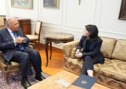 بدء مباحثات شكري ونظيرته الألمانية بمقر الخارجية بالعاصمة الإدارية