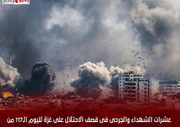 عشرات الشهداء والجرحى فى قصف الاحتلال على غزة لليوم الـ117 من العدوان