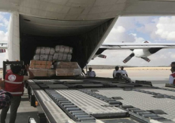 مطار العريش يستقبل 4 طائرات تحمل أكثر من 58 طنا مساعدات لغزة