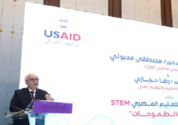 وزير التعليم: نموذج مدارس المتفوقين للعلوم والتكنولوجيا “STEM” ملهم للعملية التعليمية بمصر