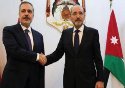 وزيرا خارجية الأردن وتركيا يؤكدان رفضهما للتهجير القسري للفلسطينيين وضرورة وقف الحرب على غزة