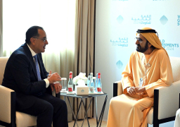 حاكم دبى يستقبل رئيس الوزراء مصطفى مدبولى