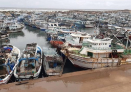 استمرار إغلاق ميناء الصيد البحرى ببرج البرلس وتوقف حركة الصيد
