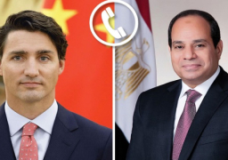 الرئيس السيسي يحذر في اتصال هاتفي مع رئيس وزراء كندا من خطورة التصعيد في غزة