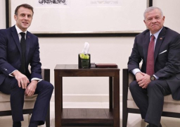 الرئيس الفرنسي وملك الأردن يناقشان وقف إطلاق النار في غزة