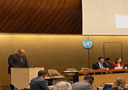 بالصور .. شكري : غض الطرف عن معاناة الفلسطينيين في اجتماعات مجلس حقوق الإنسان أمر مشين