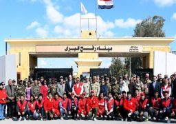 بالصور.. القوات المسلحة تنظم زيارة لوفد التمثيل العسكري العربي والأجنبي بالقاهرة لمعبر رفح ومستشفى العريش العام