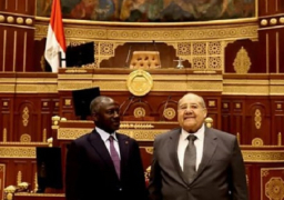 رئيس مجلس الشيوخ يبحث تعزيز التعاون البرلماني مع رئيس الجمعية الوطنية بكوت ديفوار