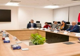 وزير الري يبحث مع رئيس سُلطة المياه الفلسطينية الأوضاع بالأراضى الفلسطينية فيما يخص الموارد المائية