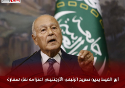 أبو الغيط يدين تصريح الرئيس الأرجنتيني اعتزامه نقل سفارة بلاده للقدس