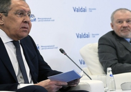 لافروف: القضية الفلسطينية هي العامل الرئيسي للاستقرار بالمنطقة