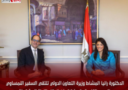 الدكتورة رانيا المشاط وزيرة التعاون الدولي تلتقي السفير النمساوي الجديد بالقاهرة وتبحث ترتيبات انعقاد اللجنة المشتركة
