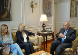 وزارة الخارجية يبحث مع منسقة الأمم المتحدة للشئون الإنسانية وإعادة إعمار غزة الأوضاع المتردية بالقطاع