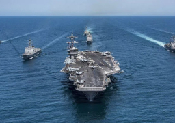 البحرية الأمريكية تسقط 15 طائرة مسيرة للحوثي