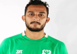 إصابة أحمد أيمن منصور لاعب المصري البورسعيدي بالرباط الصليبي