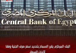 البنك المركزى يقرر السماح بتحديد سعر صرف الجنيه وفقا لآليات السوق