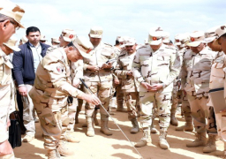 بالصور.. رئيس الأركان يتفقد منظومة التدريب القتالي داخل أحد تشكيلات الجيش الثاني الميداني