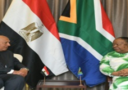 شكرى وباندور يؤكدان أهمية تعزيز مستوى التنسيق بين مصر وجنوب إفريقيا في كافة القضايا