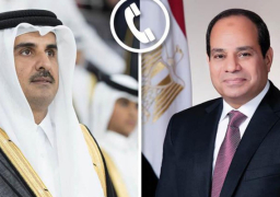 الرئيس السيسي يبحث هاتفيا مع أمير قطر جهود وقف إطلاق النار في غزة
