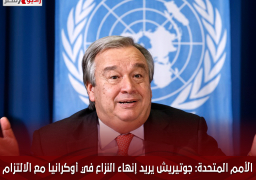 الأمم المتحدة: جوتيريش يريد إنهاء النزاع في أوكرانيا مع الالتزام بوحدة أراضيها