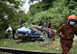 مقتل 10 أشخاص في اصطدام مروحيتين عسكريتين خلال تدريب بماليزيا