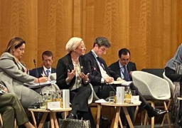 ياسمين فؤاد تترأس مع وزيرة ألمانيا للمناخ جلسة النظام العالمي لتمويل المناخ