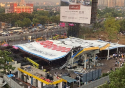 14 قتيلًا و60 جريحًا إثر سقوط لوحة إعلانات جراء عاصفة في الهند