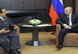 الرئيس الروسي وملك البحرين يشهدان توقيع اتفاقيات تعاون بين البلدين