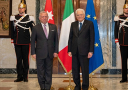 العاهل الأردني للرئيس الإيطالي: لا سلام ولا استقرار بالمنطقة دون حل عادل للقضية الفلسطينية