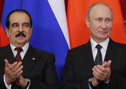 بوتين: تعاون كبير بين روسيا والبحرين ومواقفهما متقاربة تجاه القضايا الدولية