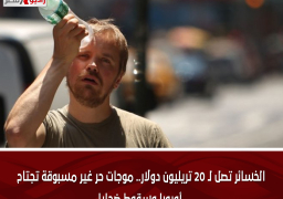 الخسائر تصل لـ 20 تريليون دولار.. موجات حر غير مسبوقة تجتاح أوروبا وسقوط ضحايا