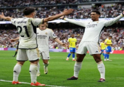 ريال مدريد يقترب من حسم الدوري الإسباني بفوزه بثلاثية نظيفة على قادش