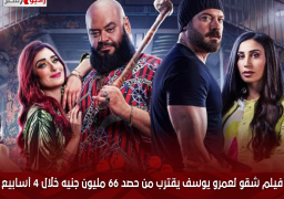 فيلم شقو لعمرو يوسف يقترب من حصد 66 مليون جنيه خلال 4 أسابيع عرض
