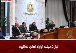 قرارات مجلس الوزراء الصادرة عن اليوم