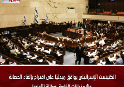 الكنيست الإسرائيلي يوافق مبدئيًا على اقتراح بإلغاء الحصانة والامتيازات الخاصة بوكالة الأونروا