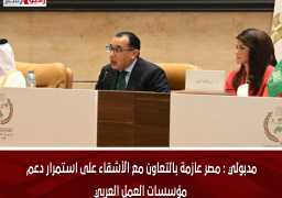 مدبولي : مصر عازمة بالتعاون مع الأشقاء على استمرار دعم مؤسسات العمل العربي