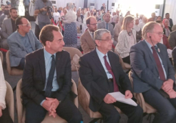 وزير الكهرباء يفتتح مشروع محطة طاقة الرياح بخليج السويس قدرة 252 ميجاوات