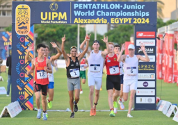 انطلاق منافسات اليوم الختامي لبطولة العالم لناشئي الخماسي الحديث بالإسكندرية