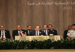 بالصور .. الرئيس السيسي: مسئولية الأزمة الإنسانية غير المسبوقة في قطاع غزة تقع مباشرة على الجانب الإسرائيلي