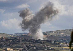 جيش الاحتلال يشن غارات على بلدة وادي جيلو جنوب لبنان واندلاع حريق في أحد المباني