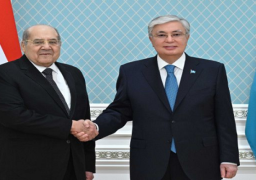 خلال لقائه رئيس كازاخستان.. رئيس الشيوخ يؤكد ضرورة العمل على تطوير العلاقات بين الجانبين