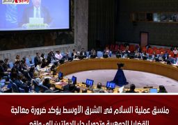 منسق عملية السلام في الشرق الأوسط يؤكد ضرورة معالجة القضايا الجوهرية وتحويل حل الدولتين إلى واقع