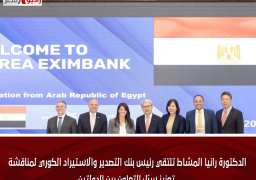 الدكتورة رانيا المشاط تلتقي رئيس بنك التصدير والاستيراد الكوري لمناقشة تعزيز سبُل التعاون بين الدولتين